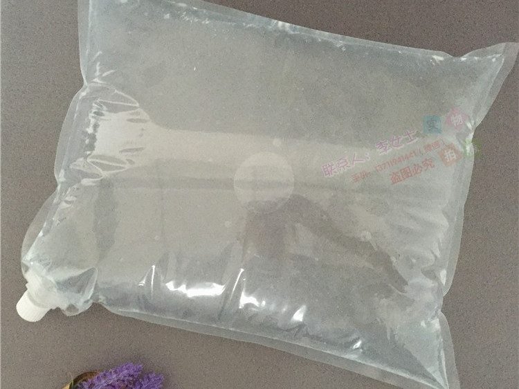 Three-Side Seal Transparent Spouted Pouch for 5KG Syrup and Soy Sauce