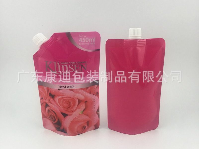 Handled Spout Liquid Pouch for Pet Sanitizer and Laundry Liquid