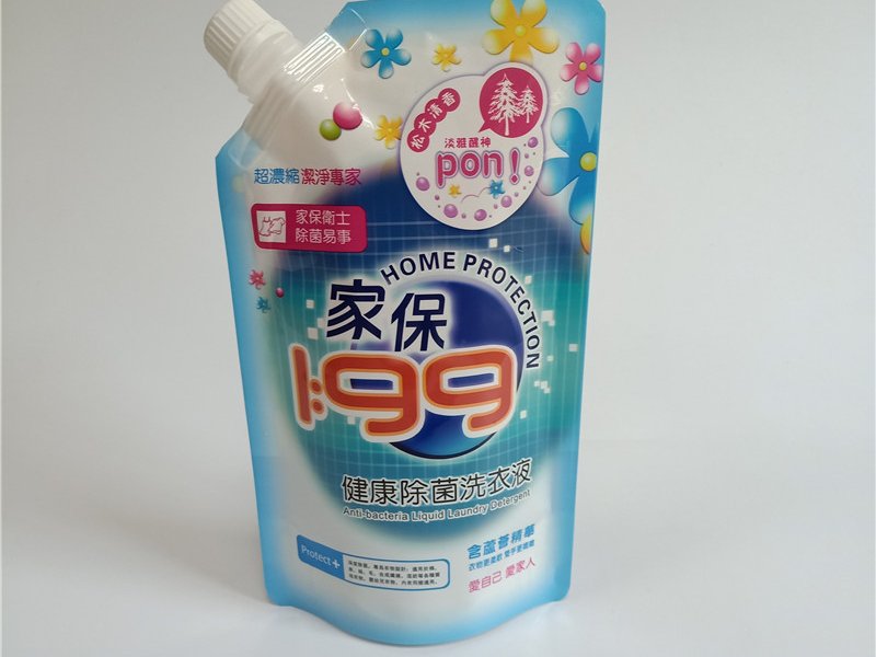 500ml Detergent Packaging Bag Stand Up Pouch