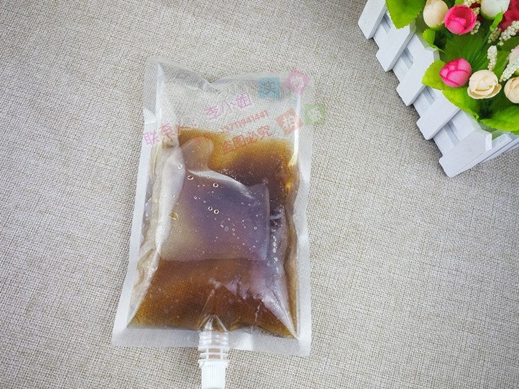500g Dual-Layer Separable Spouted Pouch for Frozen Beverages