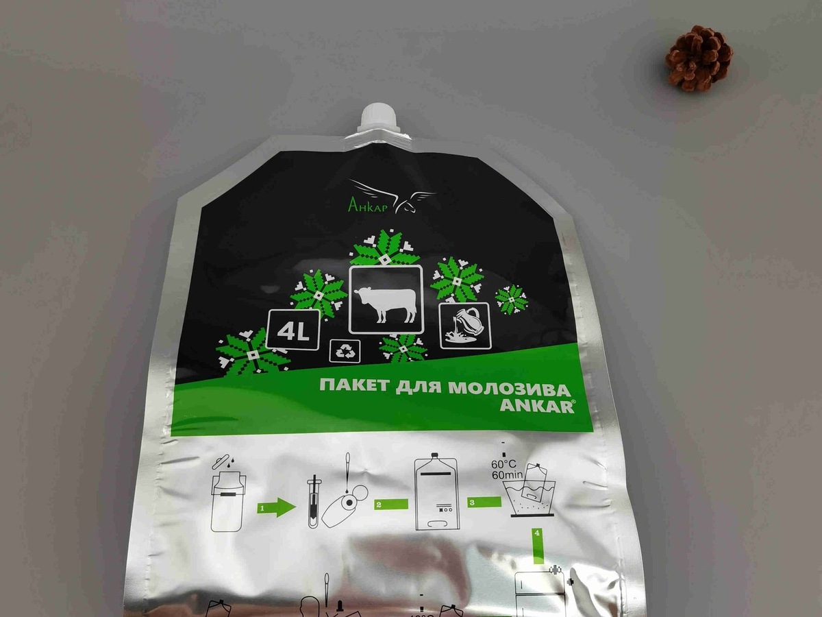 4L 铝箔犊牛初乳袋(配导流管)