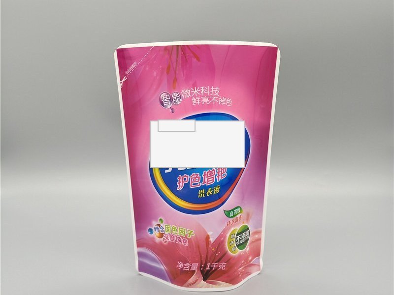 Self Standing Bag Laundry Detergent Stand Up Pouch