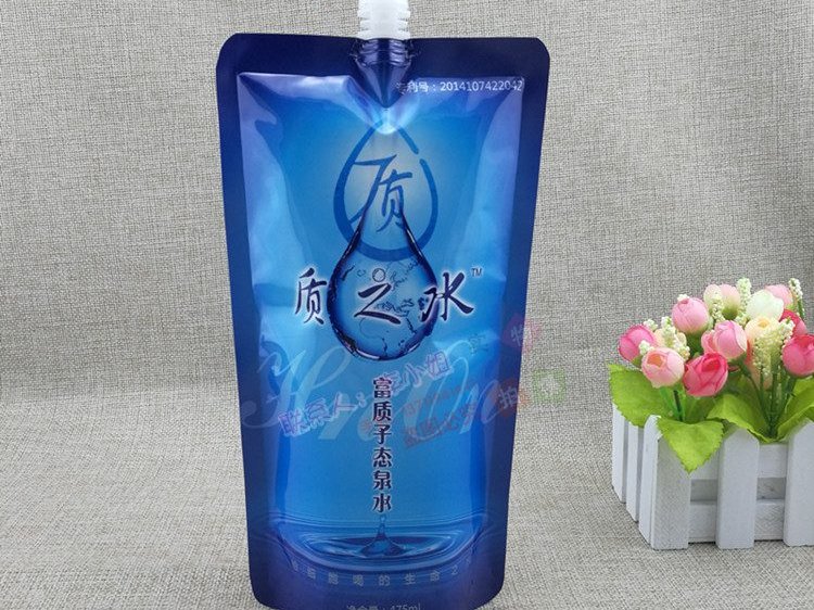 弱碱水475ml吸嘴袋定制印刷软包装