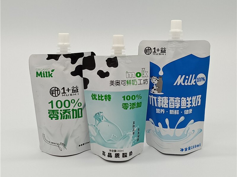 Milk Packaging Bag Spout Pouch