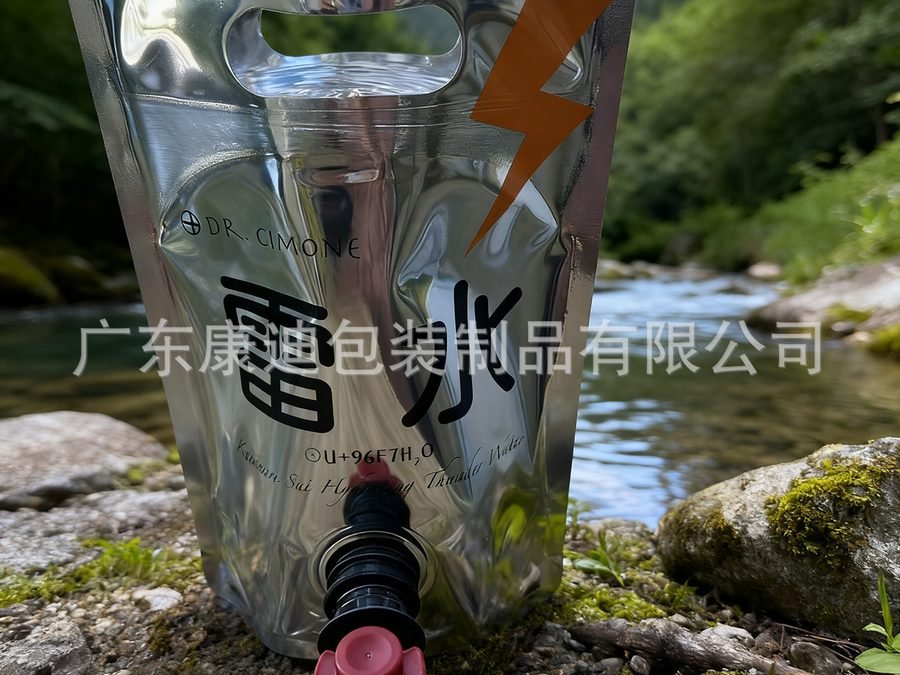 铝箔复合自立阀门袋,适配果汁酒水液体包装