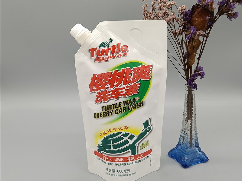 800ml Car Washing Liquid Packaging Bag Spout Pouch