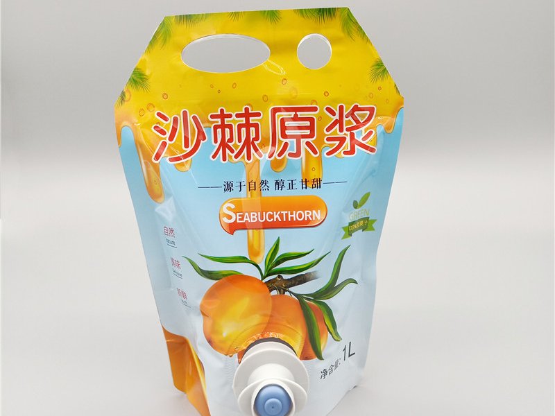 Hippophae Rhamnoides Juice Valve Bag Valve Pouch