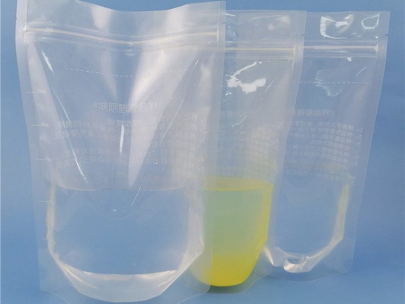 透明自立自封拉链袋 适配饼干坚果液体样品