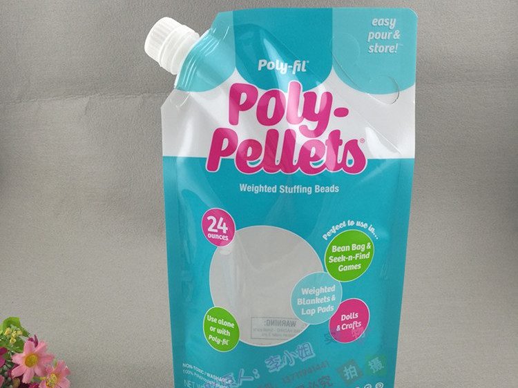 Custom Printed 680g Stand-Up Spout Pouch for Plastic Granules and Powder