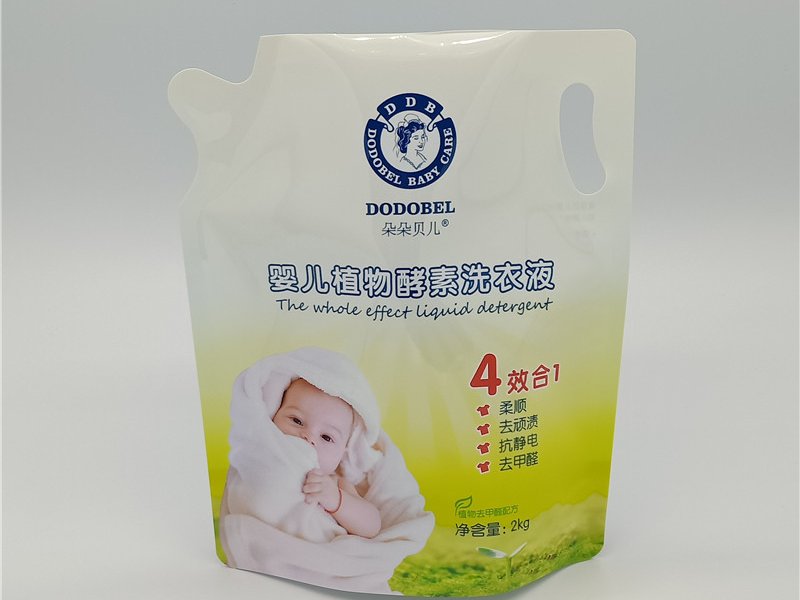 Packaging Bag Infant Enzyme Laundry Detergent False Mouth Stand Up Pouch