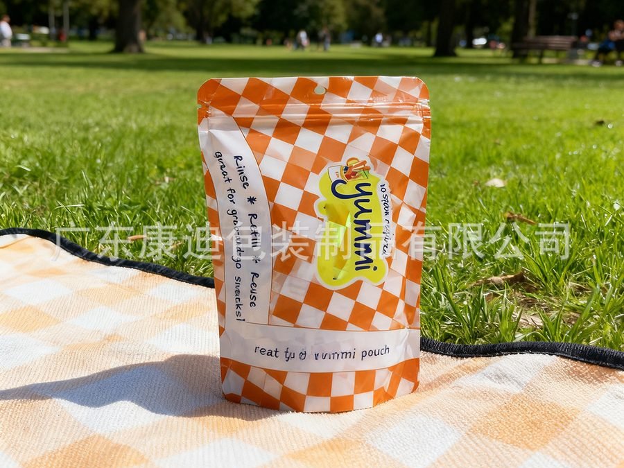 三边封自立式自封拉链袋 糖果零食分装印刷定制