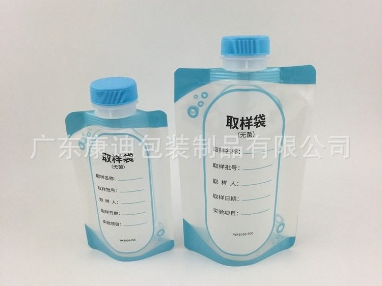 250ml–500ml Liquid Sampling Bags with Water Level Markings for Sample Testing