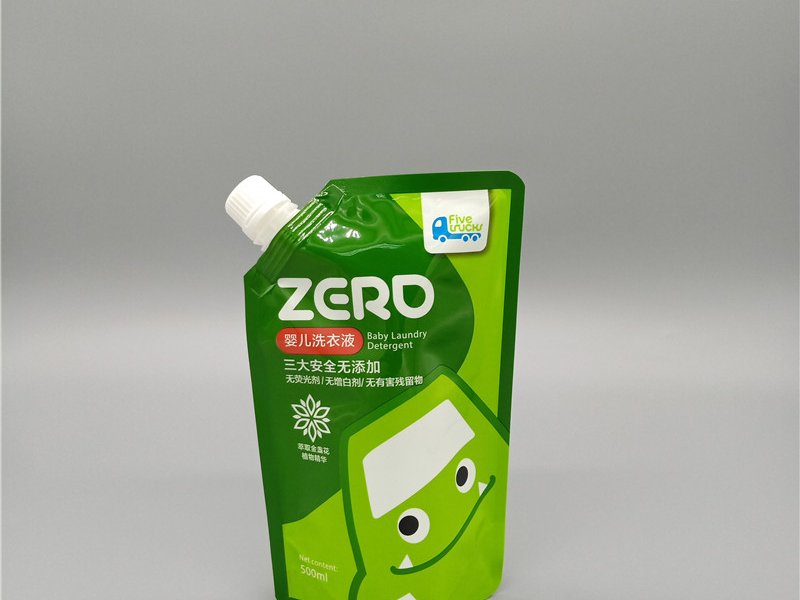 500ml Infant Laundry Detergent Nozzle Bag Spout Pouch