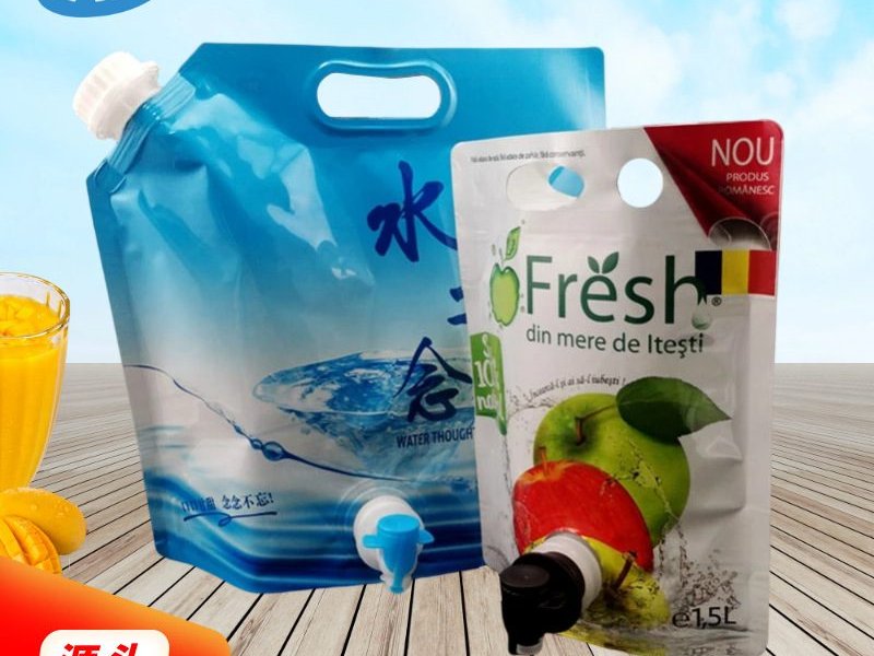 High Barrier BIB Bag-in-Box Pouch with Butterfly Valve for Juice and Water