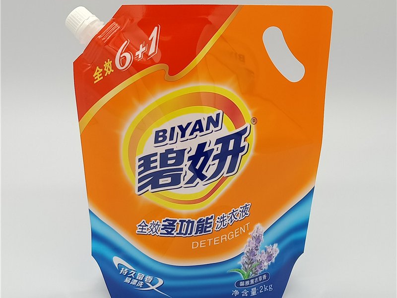2kg Laundry Liquid Standing Bag Stand Up Pouch