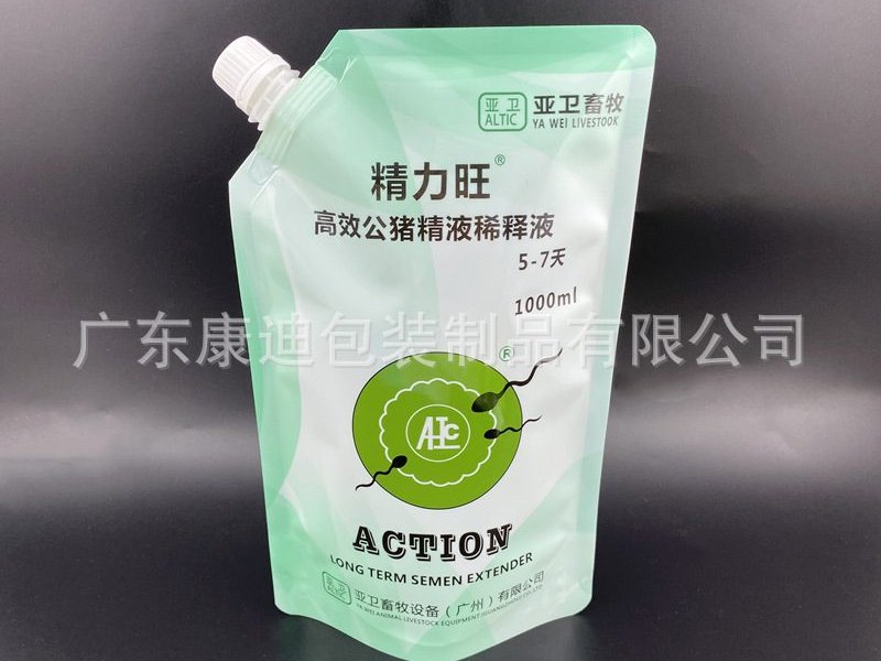 Liquid Packaging Bags for Boar Semen Diluent, 80ml–1000ml Custom Pouches