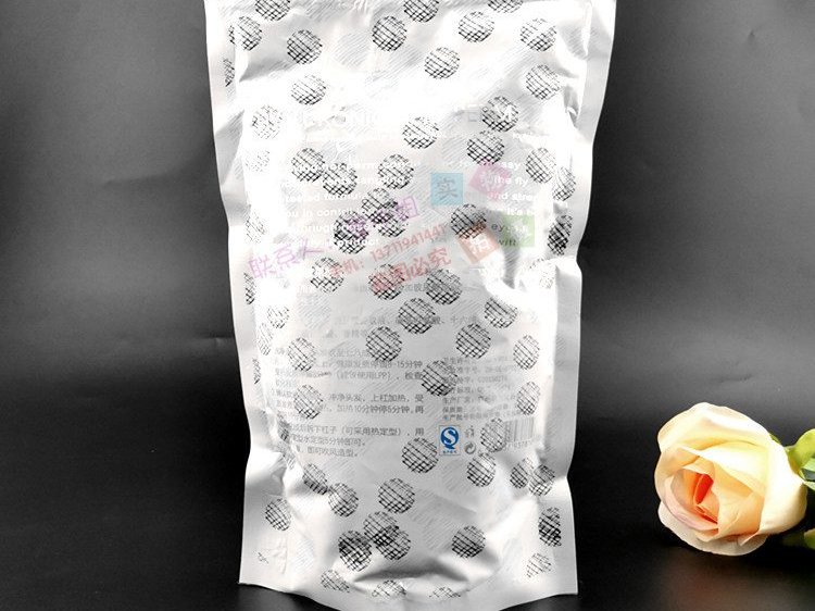 800ml Aluminum Foil Stand-Up Zipper Pouch with Spout for Hair Dye Refill