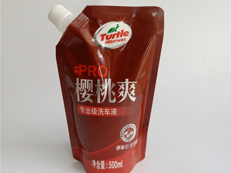 500ml Car Washing Liquid Packaging Bag Spout Pouch