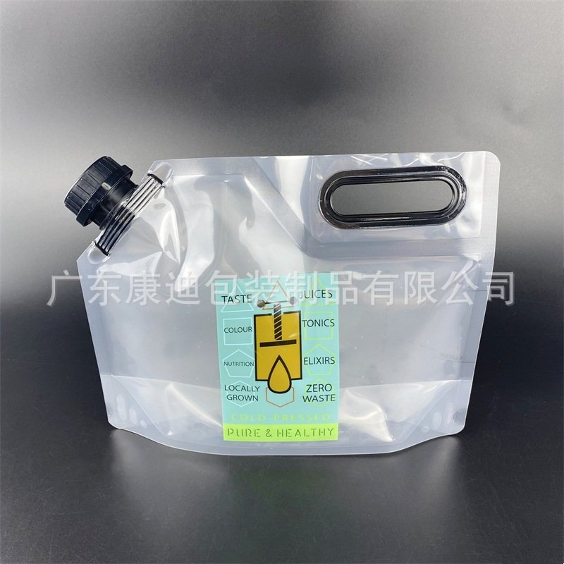 3L 饮用水直吸嘴液体包装袋